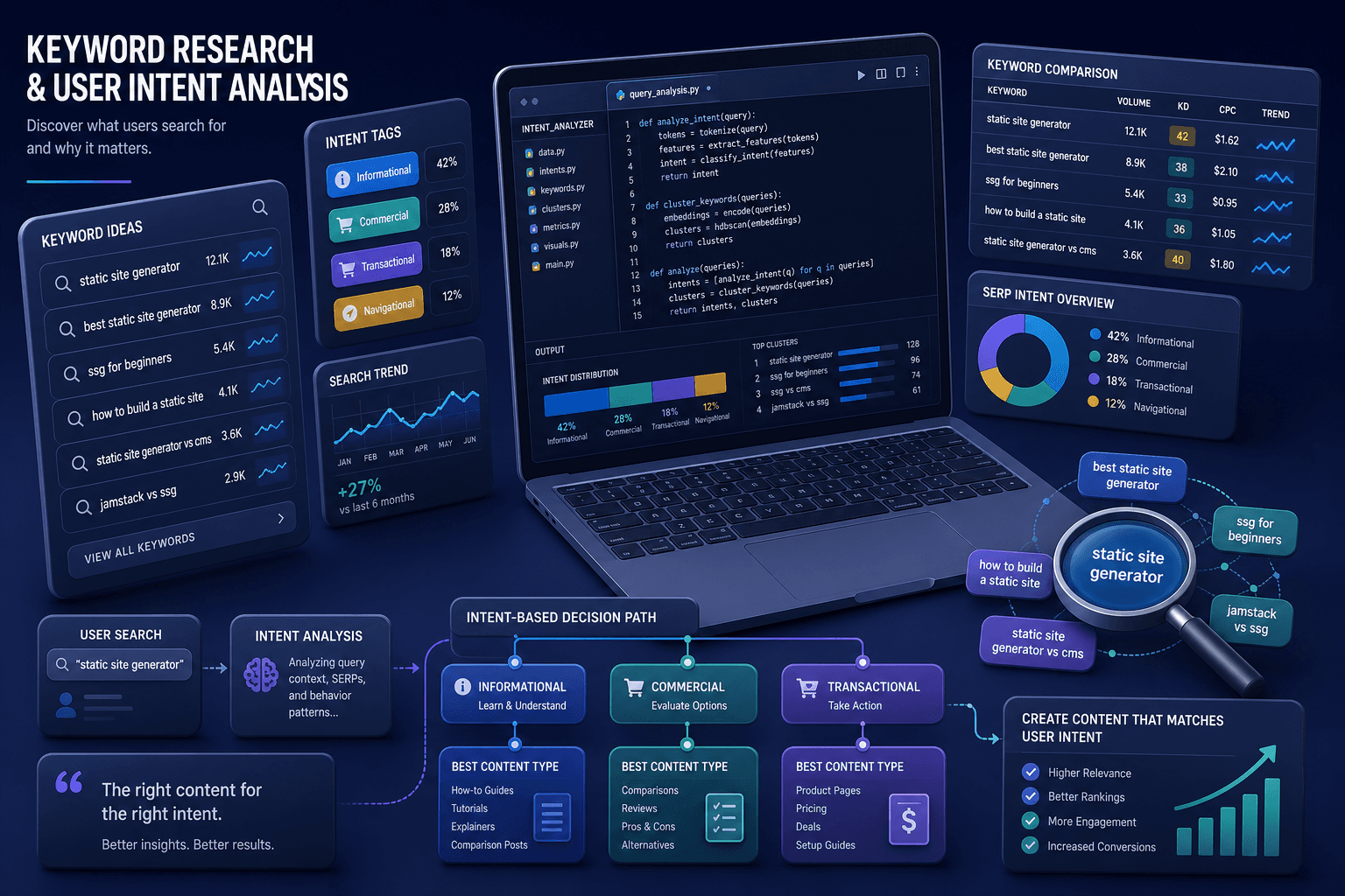 Keyword Research Guide Analysis: IDE