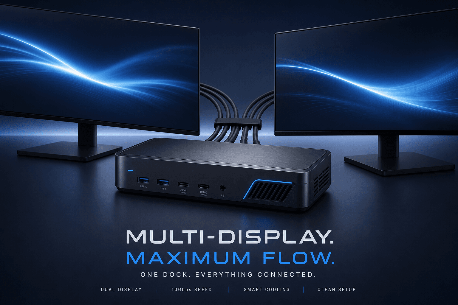 Anker Nano and Prime Docks for Creators: Multi-Display Power and Clean Cable Management